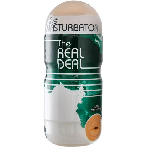 Alive The Real Deal Oral - Мастурбатор ротик, 16х6 см