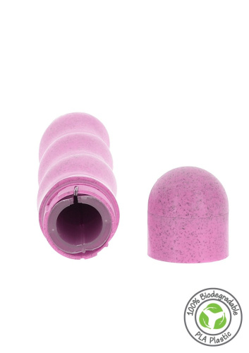 Fuck Green Organic Wave Vibrator - Вибратор, 18 см (розовый)