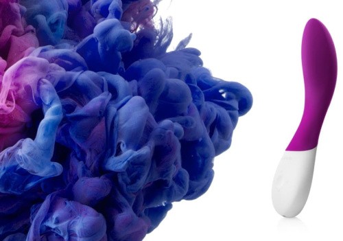 Lelo Mona Wave - уникальный вибратор для точки G с движущейся головкой, 23х3,4 см (синий)