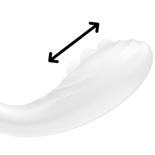 Satisfyer Rrrolling Pleasure - Вибратор для точки G, 22х4 см (белый)