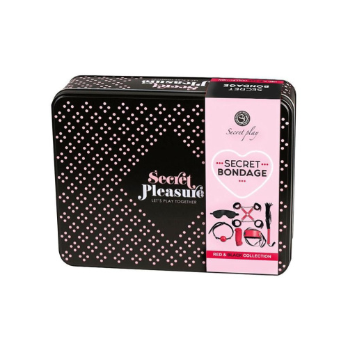 БДСМ набор Secret Play Secret Pleasure Red & Black Collection Bondage Kit