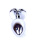 Анальная пробка с камнем B-Series Jewellery Silver Heart Plug Анальная пробка с камнем B-Series Jewellery Silver Heart Plug