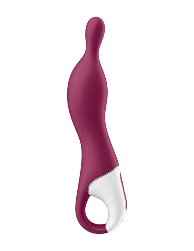 Satisfyer - A-Mazing 1 - Инновационный вибратор для точки А, 21.7х3.8 см (ягодный)