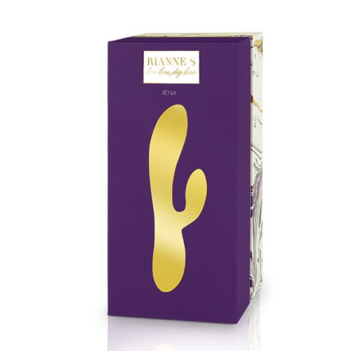 Rianne S: Xena Purple/Lilac - вибратор с подогревом и браслетом в комплекте, 12.5х3.5 см (фиолетовый)