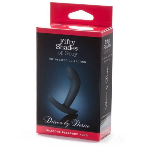 Массажер простаты Fifty Shades of Grey, Driven by Desire Silicone Butt Plug, 9х3 см