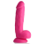 Pop Peckers 8.25" Dildo Pink - Фаллоимитатор, 22,8 см (розовый)