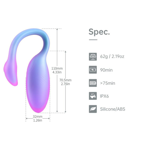 Віброяйце зі смарт управлінням Magic Motion Flamingo Max - купити в Україні | Секс шоп SEX-SHOP.ua