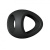 Love To Love Flux Ring Black Onyx - эрекционное кольцо двойное, 3 см. (чёрное)