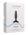Lovense Hush 2 - Анальная смарт-вибропробка, размер XS, 12х2.5 см