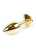 Анальная пробка с кристаллом B-Series Jewellery Gold Plug Green Анальная пробка с кристаллом B-Series Jewellery Gold Plug Green