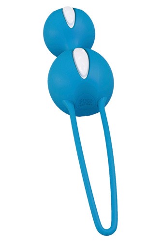 Fun Factory Smartballs Duo вагинальные шарики, 9.5х3.6 см (голубой)