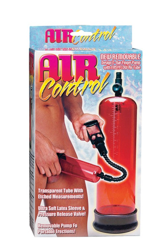 Seven Creations Air Control Pump - Вакуумная помпа для мужчин, 20х6.5 см
