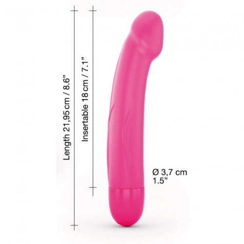 Dorcel Real Vibration M Magenta 2.0 перезаряжаемый вибратор для точки G, 22х3.7 см (розовый)
