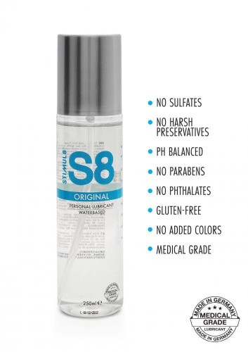 S8 Waterbase Lube - Лубрикант на водной основе,  250 мл