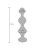 Toy Joy Large Diamond Star Beads - Пробка анальная, 13.4х3 см Toy Joy Large Diamond Star Beads - Пробка анальная, 13.4х3 см