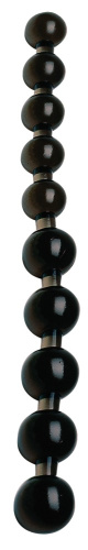 Orion Anal Pearls - анальные бусы, 25х2.5 см (чёрные)