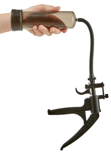Orion Bang Bang Black Scissors Grip - Мужская вакуумная помпа, 22х5.4 см (чёрный)