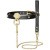 Zalo Collar & Leash Set Black - Роскошный ошейник с поводком (чёрный)