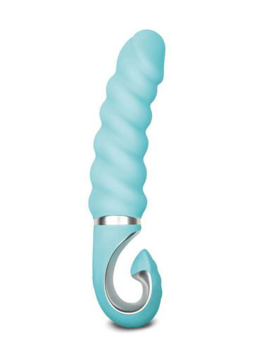 Gvibe Gjack 2 - Анатомический вибромассажер, 22х3.7 см (голубой)