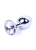 Анальная пробка с камнем Jewellery Silver Plug Анальная пробка с камнем Jewellery Silver Plug