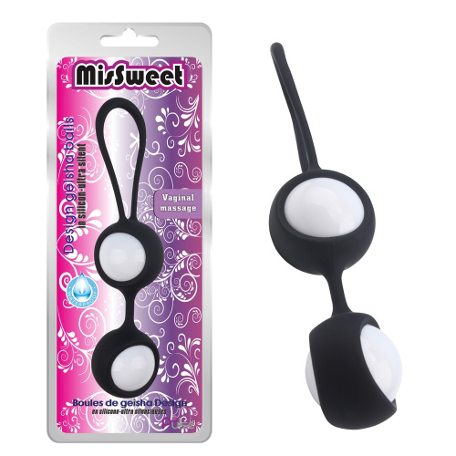 Chisa MirSweet - Вагинальные шарики, 17х3,2 см (черный)