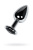 TOYFA Metal Silver anal plug - серебристая анальная пробка, 7.5х3.4 см (чёрный) TOYFA Metal Silver anal plug - серебристая анальная пробка, 7.5х3.4 см (чёрный)
