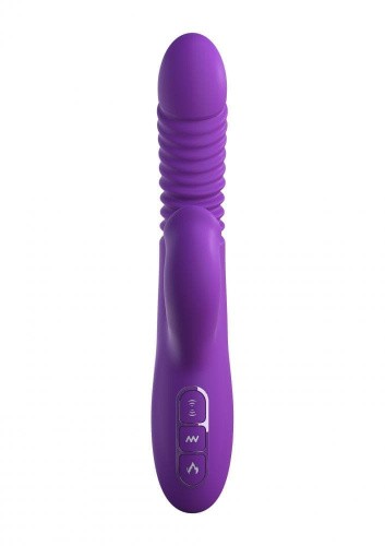 Fantasy For Her Ultimate Thrusting Clit Stimulate-Her - вибратор кролик с подогревом, вращением, толчками и вибрацией, 12.7х3.4 см