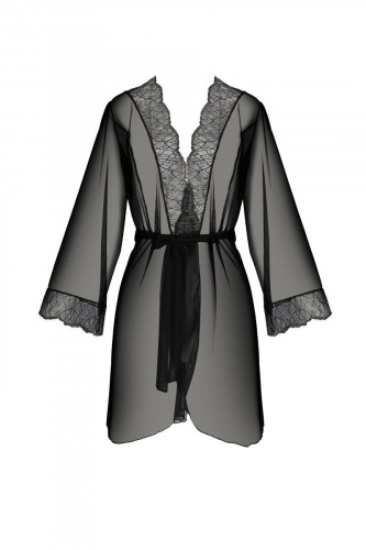 Пеньюар Passion AMBERLY PEIGNOIR black, L/XL - купити в Україні | Секс шоп SEX-SHOP.ua