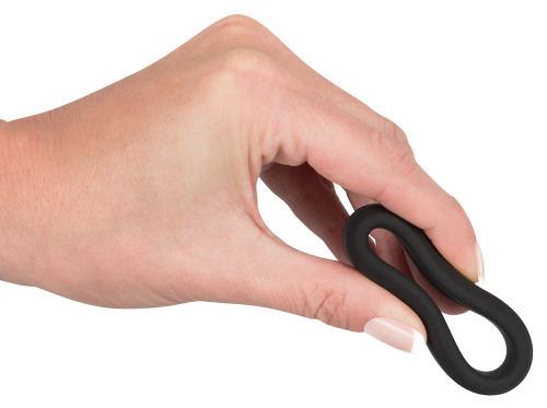 Black Velvets Cock Ring - Эрекционное кольцо, 3.8 см (черный)