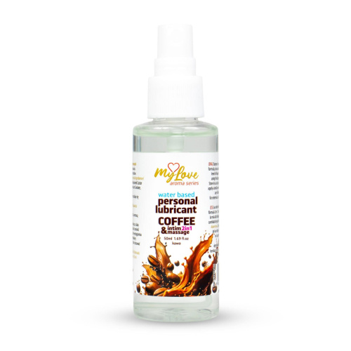 2в1 лубрикант и массажный гель - MyLove Aroma Series Intim&Massage Coffee, 50 мл