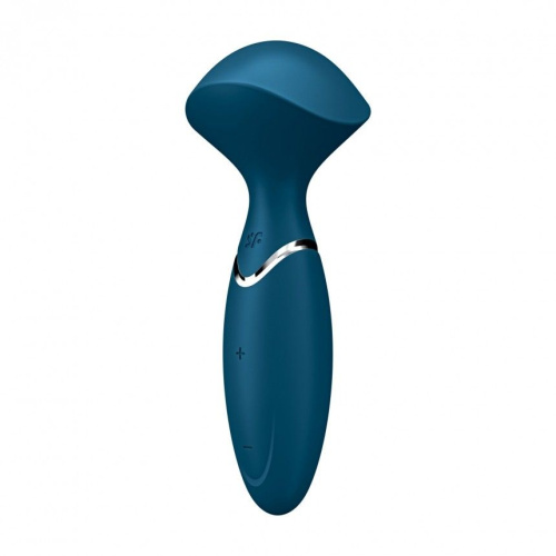 Satisfyer Mini Wand-er - Вібромасажер, 16х6 см (синій) - купити в Києві, Україні