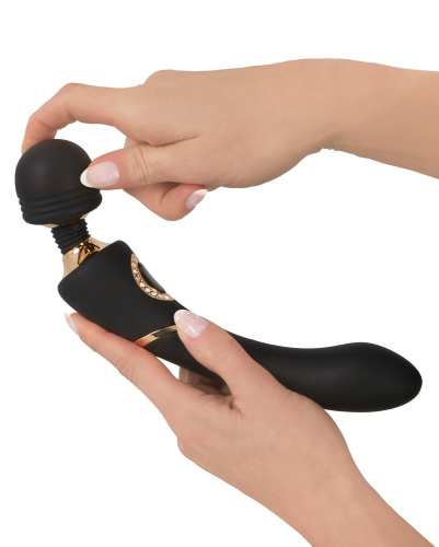 Cleopatra Wand Massager - Універсальний вібромасажер, 24.2х4.3 см (чорний) - купити в Києві, Україні