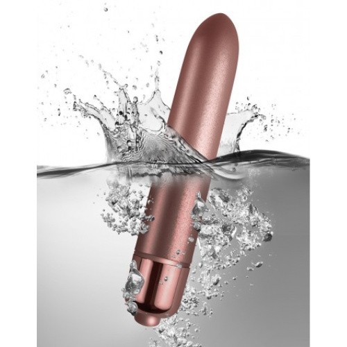 Rocks Off RO-90mm Touch of Velvet Rose Blush - матовая вибропуля, 9х1.6 см. (розовый)