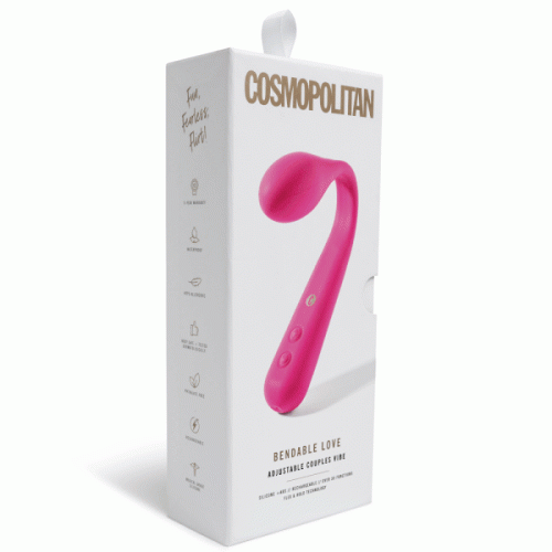 Cosmopolitan Bendable Love Vibrator Purple - гибкий вибратор, 15х2.8 см (пурпурный)