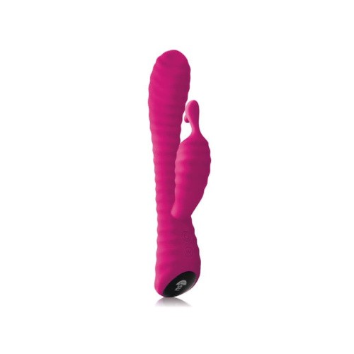 Ns Novelties Ripple Rabbit - Вибромассажёр, 13.3х3.6 см (розовый)