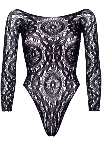 Эротическое боди-бодистокинг Leg Avenue Snap crotch thong back teddy, S/M