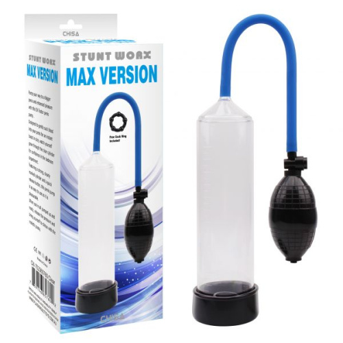 Max Version Penis Pump, Clear - Вакуумная помпа для мужчин, 23,5 см (прозрачный)