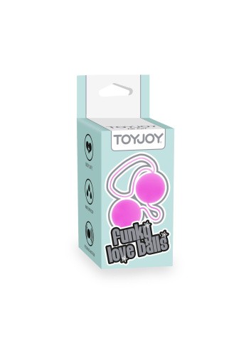 Toy Joy Funky Love - Вагинальные шарики, 3.5 см (пурпурный)
