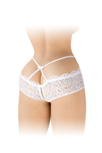 Трусики с открытым доступом Fashion Secret Celia, One Size белые