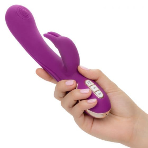 CalExotic Jack Rabbit Signature Silicone Thumping Rabbit - вибратор кролик, 12.8х4.5 см