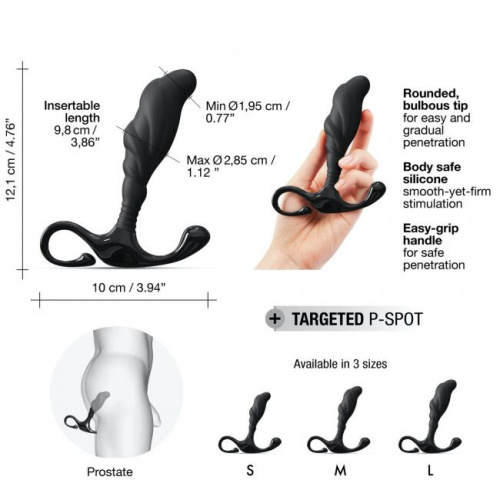 Dorcel Expert P - L массажер простаты, 12.2х2.85 см