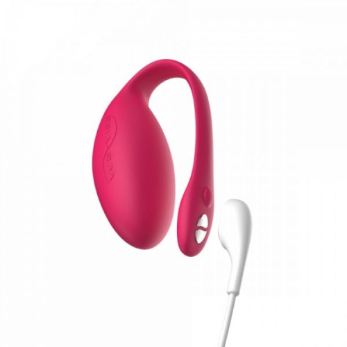 We-Vibe Jive Smart + Лубрикант 50 мл - мощное виброяйцо с управлением со смартфона, 9.2х3.5 см (розовый)