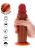 Фаллоимитатор Get Real Skin Foreskin Dildo, 19 см
