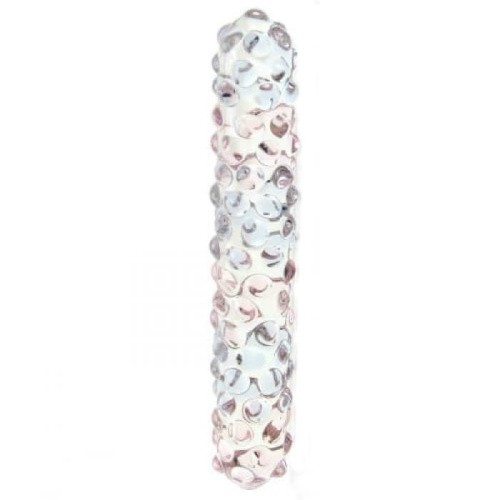 Фаллоимитатор Glas  Purple Rose Nubby Glass Dildo