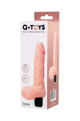 Toyfa A-Toys Multi-Speed - Вибратор, 20 см (телесный)