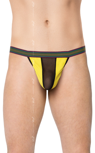 SoftLine Mens Thong 4529 - Мужские трусы, S-L (желтый)