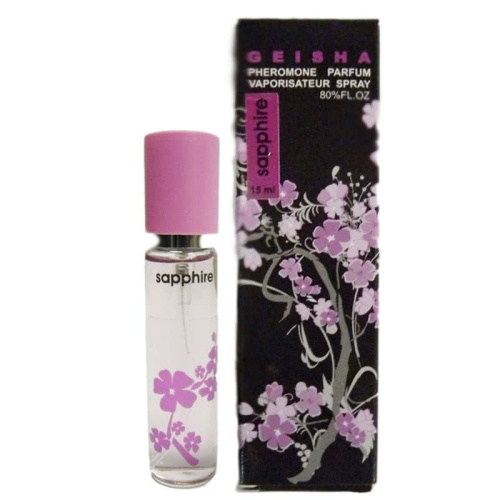 Geisha Sapphire - Духи с феромонами для женщин, 15 мл