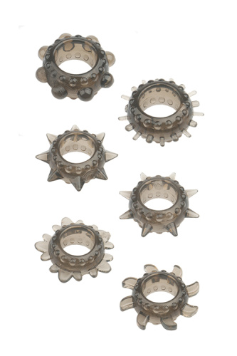 Набор эрекционных колец Dream Toys MenzStuff Ring Set, 6 шт
