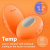 Вибратор для клитора We-Vibe Temp Tangerine