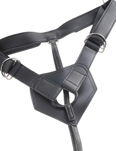 King Cock Strap-on Harness 8" - Страпон, 19х4,6 см